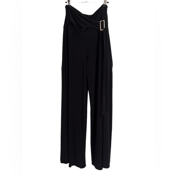 Minx Women’s Straight Wide Leg Pants with . Size XL Color Black - Picture 1 of 13